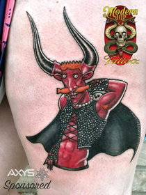 I did it guys i got my Tim Curry Tattoo