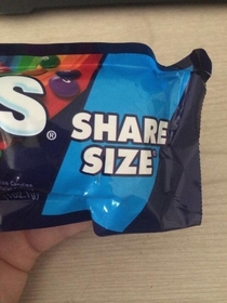 I didnt know they put jokes on Skittles wrappers now