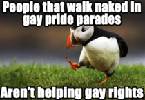 I dont care if youre gay or not stop waving around your junk