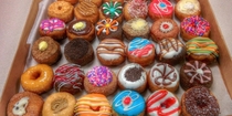 I dont have boobs so here is a picture of some donuts