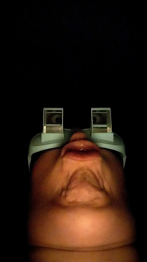 I dont know if this counts but I have these glasses and I decided to take a funnyugly photo of myself