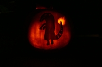 I dont know why but I carved that guys shitty Charmander tattoo onto my pumpkin