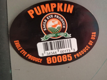 I dont think Ill ever forget the item number for pumpkins