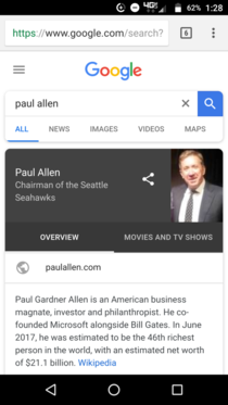 I dont think that is Paul Allen