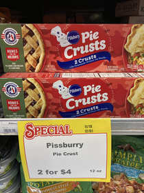 I dont think the fine folks at Pillsbury make that kind of crust