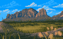 I drew this pixel art scene of a pleasant afternoon in Tigray using  colors and called it  