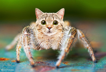 I enjoy combining animals in photoshop Heres the most unsettling one so far