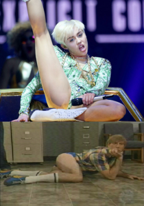 I finally figured out who miley reminds me of