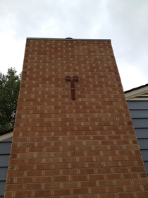 I finally summed up the courage to ask a neighbor why there was a penis engraved in my chimney