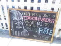 I find your lack of discounts disturbing