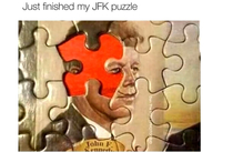 I finished my jfk puzzle