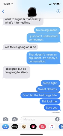 I flipped my girlfriend off using a series of text messages She has no clue but it made me feel better
