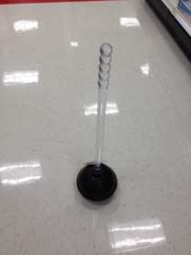 I found a dual purpose plunger at Target
