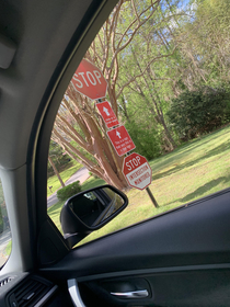 I found a yield sign I think