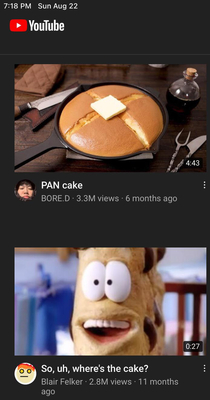 I found these two videos right on top of each other 