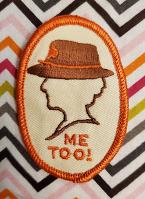 I found this vintage Girl Scout patch while going through stuff today Not sure it aged well