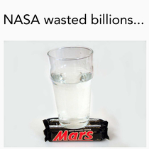I found water on mars