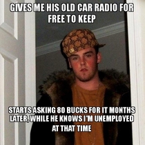 I gave him back his radio