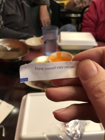 I get married on Saturday and this was my dinner fortune cookie tonight