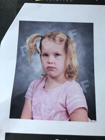 I got my daughters daycare photo proofs in today Ordering this one in the largest size possible