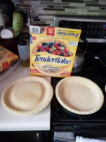 I guess I can make pie with one and wear the other as a hat