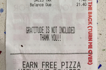 I guess it is ok for National Pizza Chain to serve Pizza ANGRY