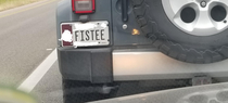 I guess their other Jeep has FISTER on its personalized license plate