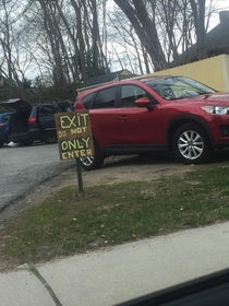 I guess Yoda wrote parking signs prior to becoming a jedi master