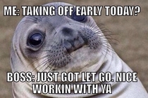 I had this conversation with my boss today