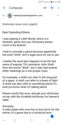 I had to write this harshly worded letter to Exploding Kittens in response to an inexcusable error