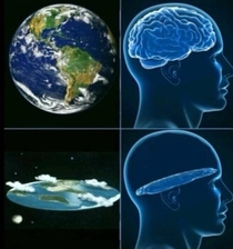 I have found a logic to flat earthers 