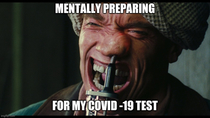 I have my Covid test tomorrow