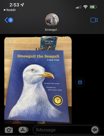 I have my wife in my phone as Smeagol Seagull The illegal Beagle and she just sent me this