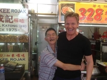 I have never seen Gordon Ramsay smile this wide