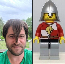 I havent had a haircut in so long I am looking like a lego knight