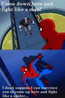 I hope they continue to have Spidey like this in the movies