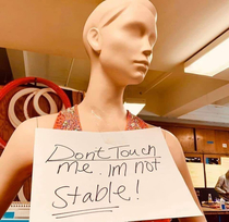 I identify as this mannequin