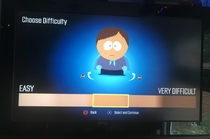 I just playing South Park and