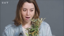 I just want someone to look at me the way Aubrey Plaza looks at weed