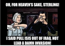 I keep seeing ISIS in the news and thinking of Archer