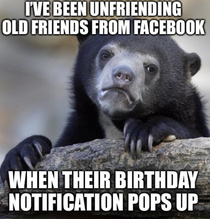 I kinda feel bad cause its their birthday but not really