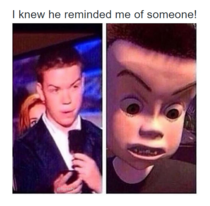 I knew he reminded me of someone 