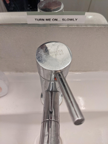 I like a tap that knows what it wants