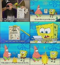 I love it when SpongeBob becomes self-aware