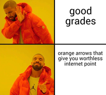 I love orange arrows