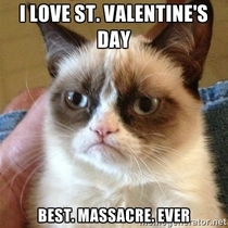 I love Saint Valentines Day