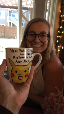 I love tacobell tacos and memes My gf knew the perfect gift to get me