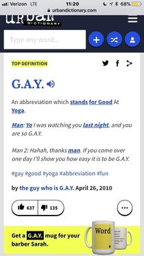 I love urban dictionary