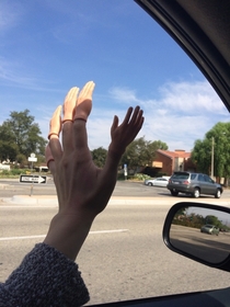 I love waving at random people but today I took it up a next notch