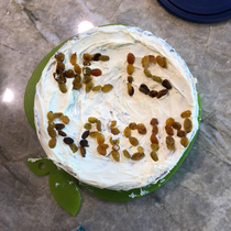 I made a carrot cake for Easter